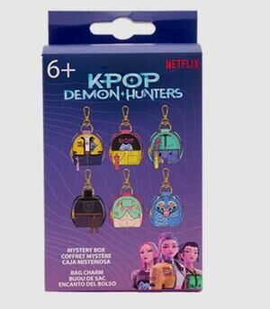 Loungefly KPop Demon Hunters Cosplay Mystery Mini Backpack Keychain Charm